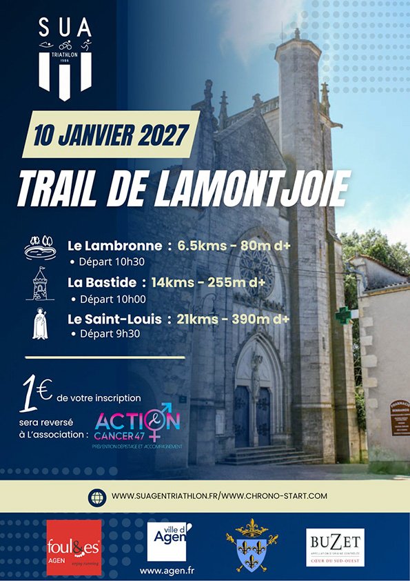 TRAIL DE LAMONTJOIE Logo