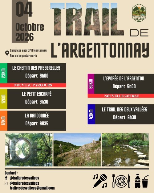 Trail de l’Argentonnay 2026 Logo
