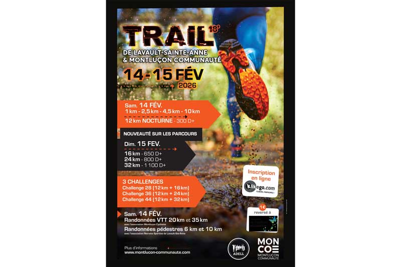 Trail de Lavault-Ste-Anne et de Montluçon Communauté