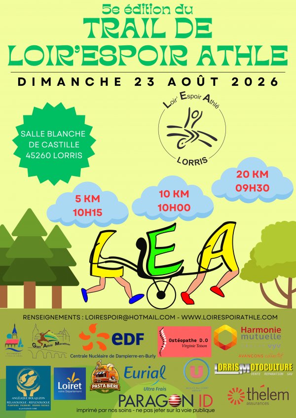 Trail de Loir'Espoir Athlé