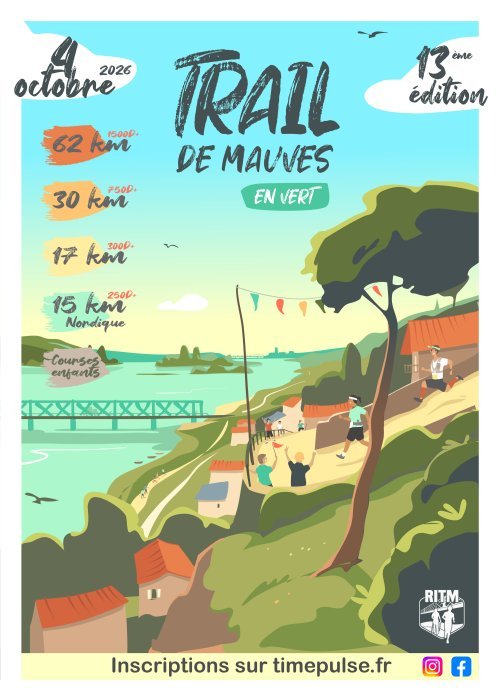 Trail de Mauves en Vert 2026 Logo