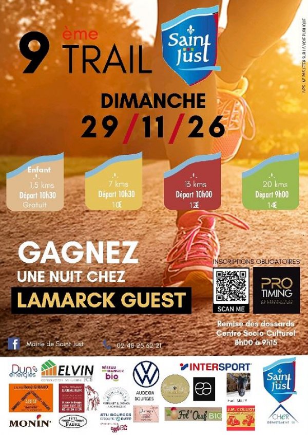 Trail de Saint Just Logo
