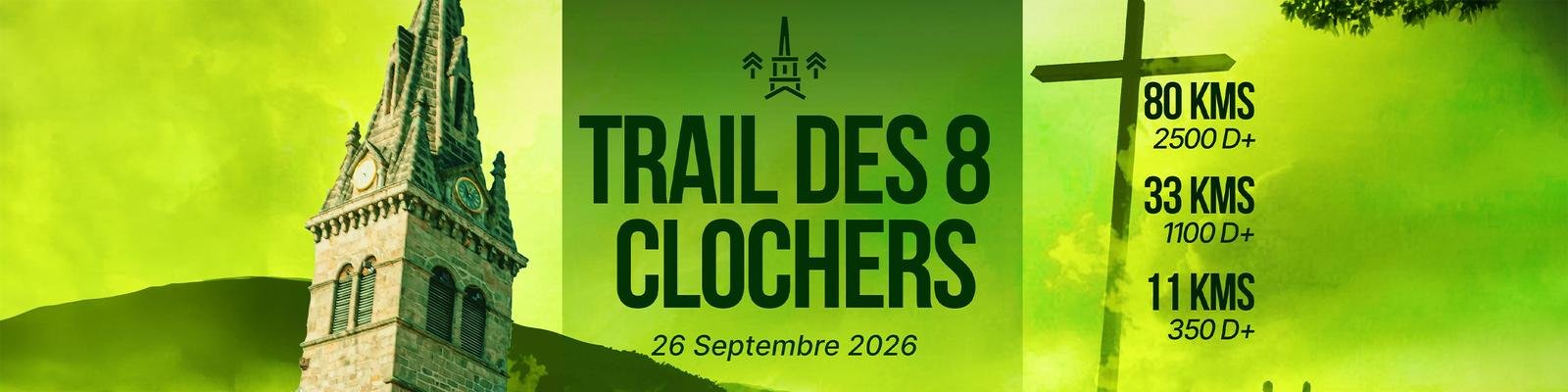 Trail des 8 clochers Logo