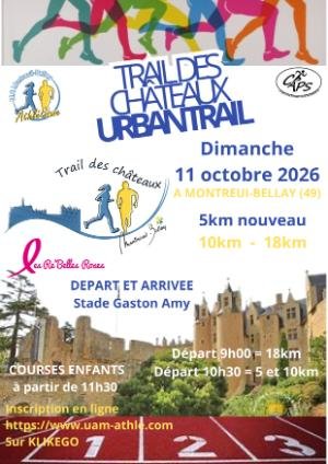 Trail des Châteaux  ; Montreuil-Bellay 11 oct 2026