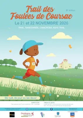 Trail des foulées de Coursac 2026 Logo