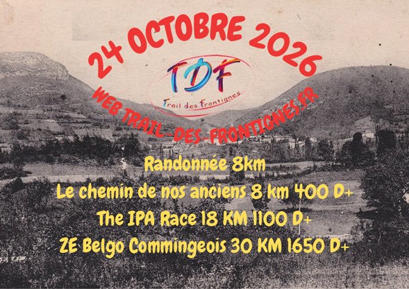 TRAIL DES FRONTIGNES Logo