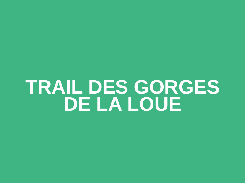 Trail des gorges de la Loue Logo