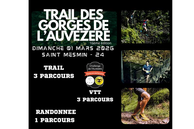 Trail des Gorges de l'Auvézère