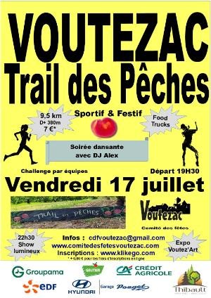 Trail des pêches de Voutezac