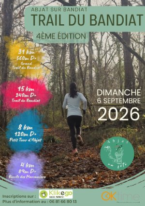 Trail du bandiat 2026 Logo