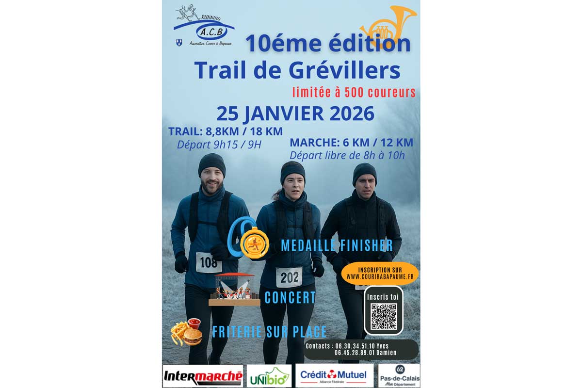 Trail du Plateau Grévillers Logo