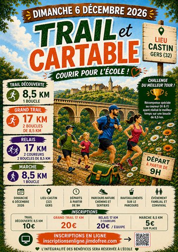 TRAIL ET CARTABLE Logo
