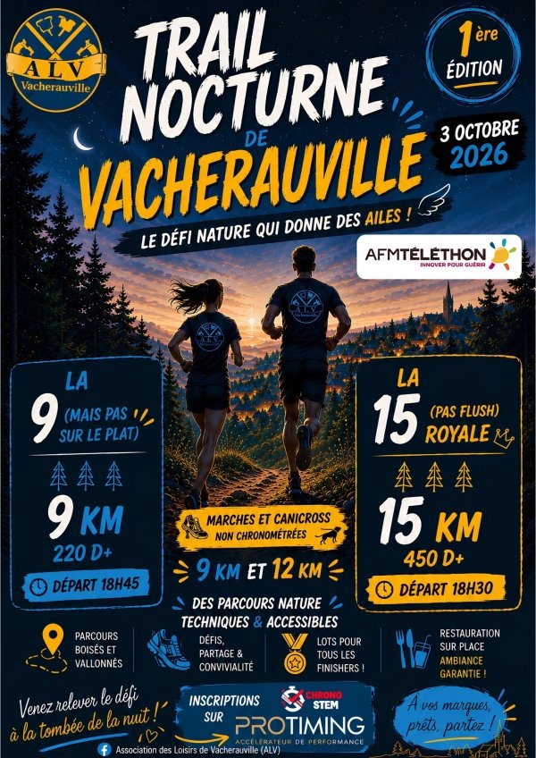Trail Nocturne de Vacherauville