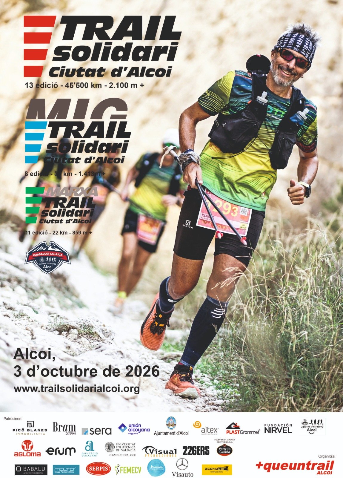 TRAIL SOLIDARI CIUTAT D’ALCOI, 2026 Logo
