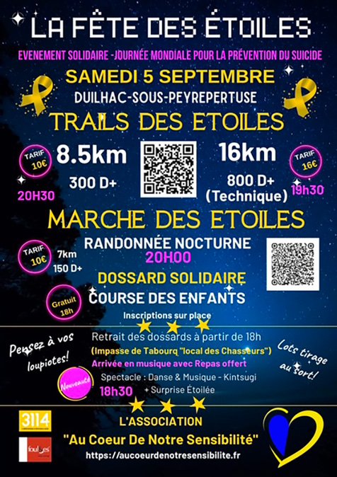 TRAILS DES ÉTOILES