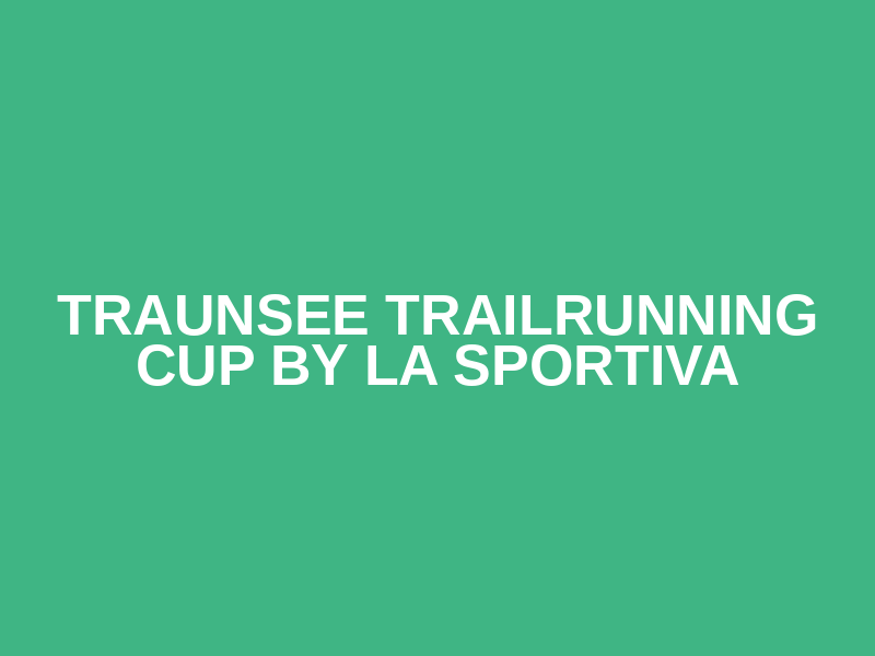 Traunsee Trailrunning Cup by La Sportiva Logo