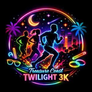 Treasure Coast Twilight 3K Run/Walk Logo