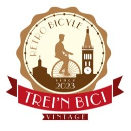 Trei 'n bici vintage Logo
