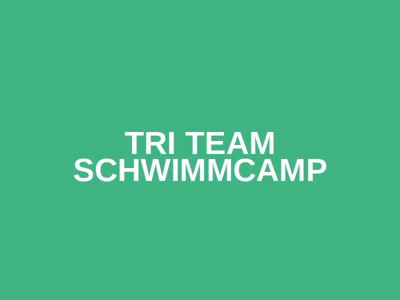 Tri Team Schwimmcamp Logo