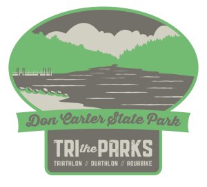 Tri the Parks - Don Carter State Park Sprint Logo