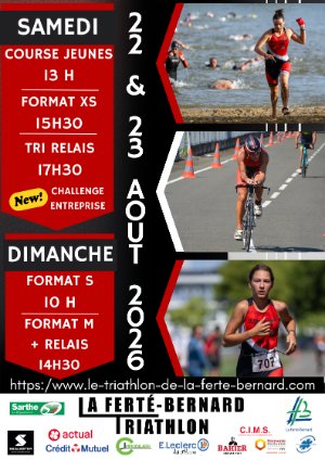Triathlon de la Ferté-Bernard 2026 Logo