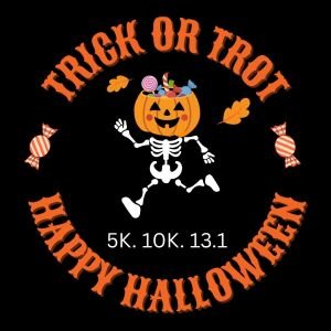 Trick or Trot 5K, 10K, and Half Marathon Logo