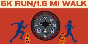 Trick or Trot - 9th Annual Airmen Helping Airmen 5k Run/Walk Logo