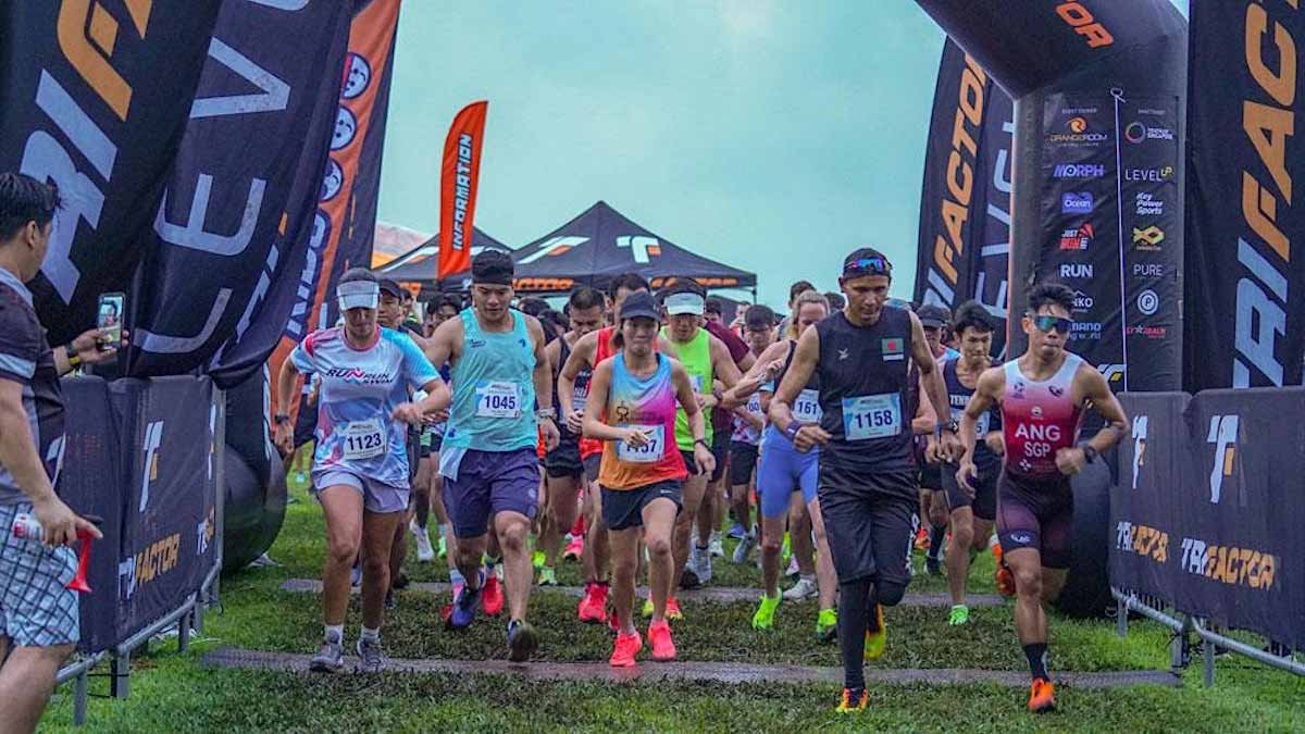 TriFactor Run & Run-swim Logo