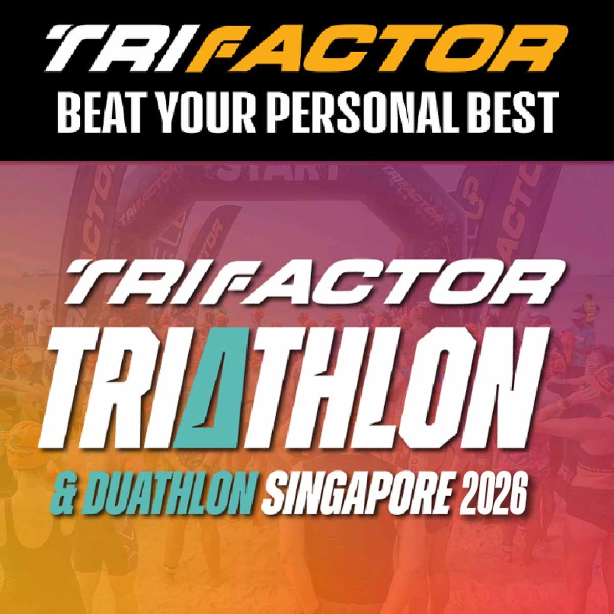 TriFactor Triathlon & Duathlon - Singapore Logo