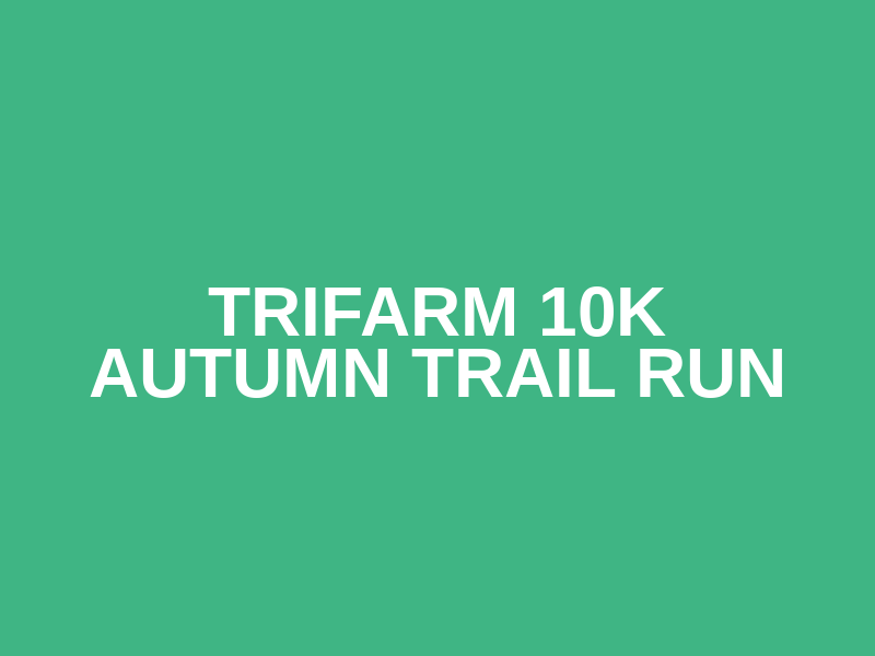 Trifarm 10k Autumn trail run Logo