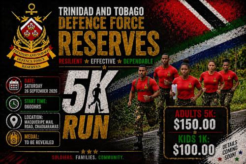 Trinidad And Tobago Defence Force Reserves 5K Logo