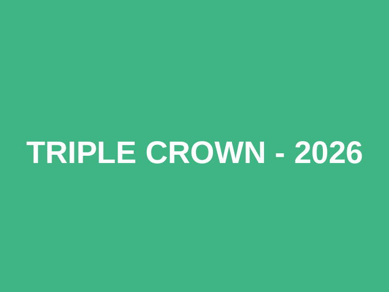Triple Crown - 2026 Logo