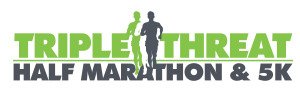 TripleThreat Half Marathon & 5K Logo