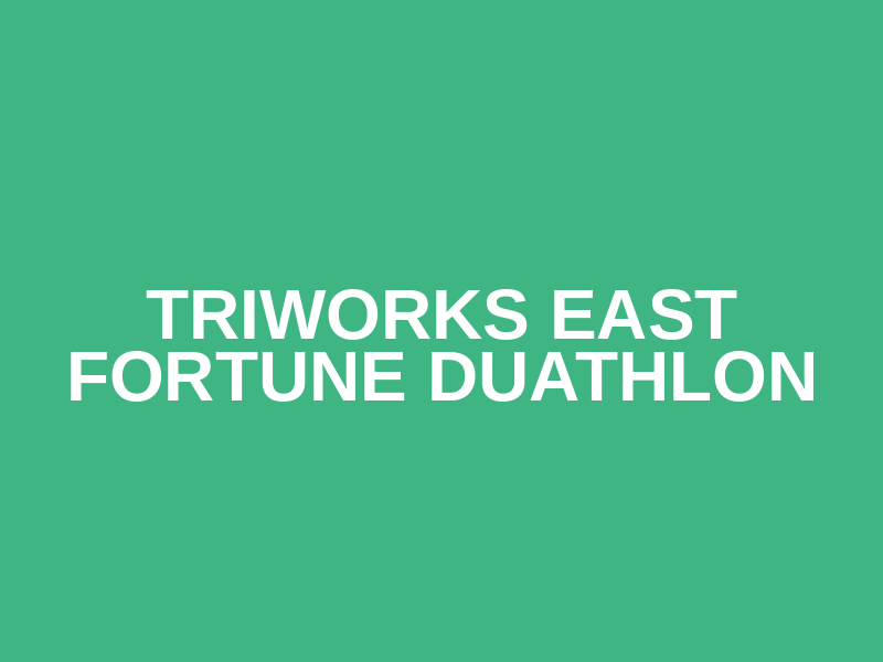 TriWorks East Fortune Duathlon Logo