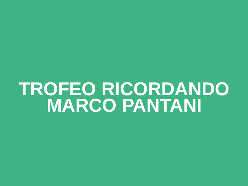 Trofeo Ricordando Marco Pantani Logo