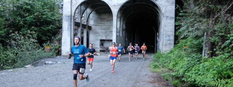Tunnel Vision Marathon & Half Marathon Logo