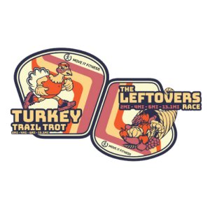 TURKEY TRAIL TROT & THE LEFTOVERS RACE Logo