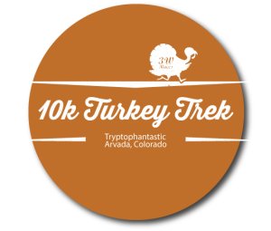 TURKEY TREK (13.1, 10k, 5k & 2k) Logo