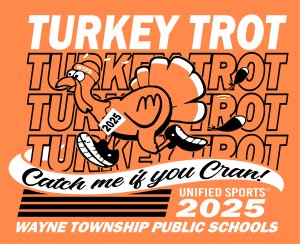 Turkey Trot 5K for WTPS Unified Sports® sponsored by Wayne Special Parents Association Logo