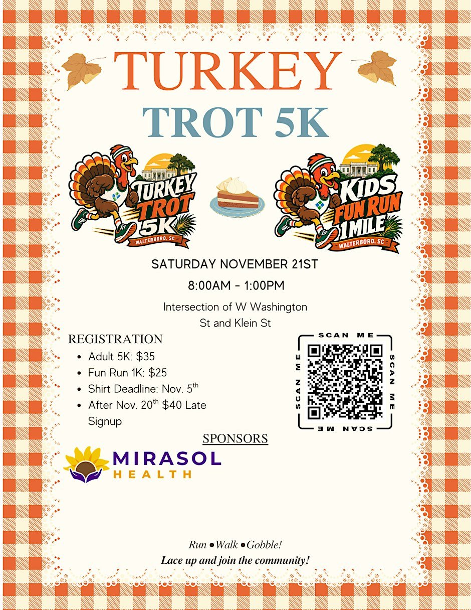 Turkey Trot 5K/Fun Run 1K Logo