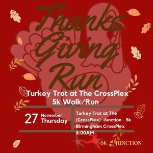 Turkey Trot At The (CrossPlex) Junction Logo