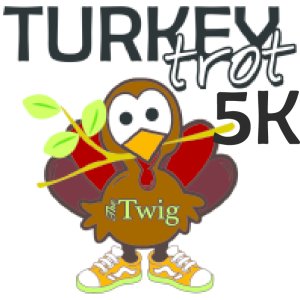 Turkey Trot for the Twig Logo