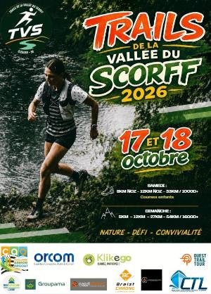 TVS - Trails de la Vallée du Scorff 2026 - Cléguer Logo