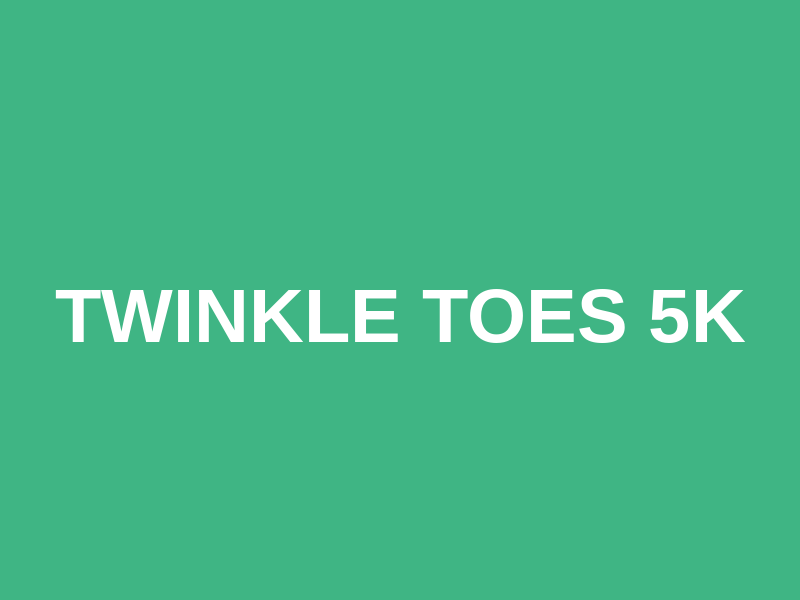 Twinkle Toes 5k Logo