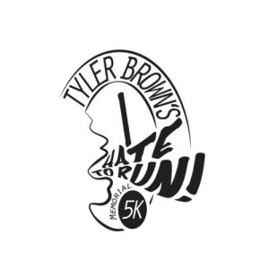 Tyler Brown's "I Hate to Run" Memorial 5K Logo