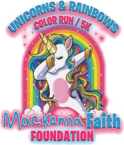 Unicorns and Rainbows Color Run Logo