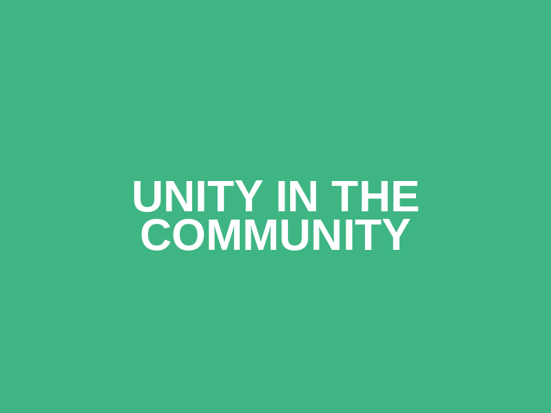 Unity In The Community Logo