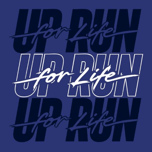 UP RUN FOR LIFE Logo