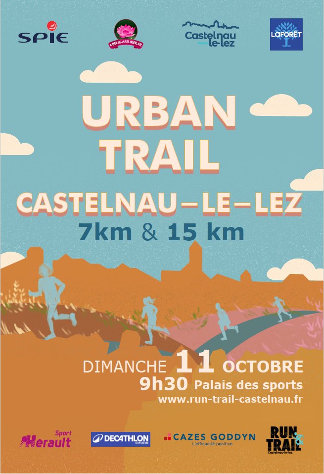 Urban Trail Castelnau Logo