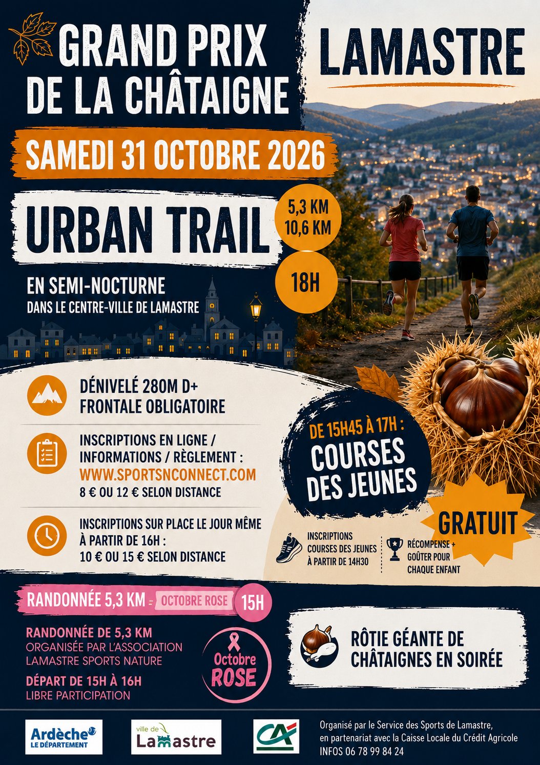 Urban-Trail / Grand Prix de la Châtaigne Logo